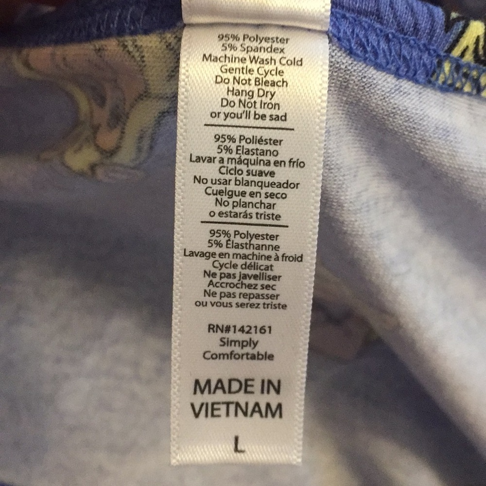L LuLaRoe Classic T Shirt Disney DD21 1445 - Picture 5 of 5